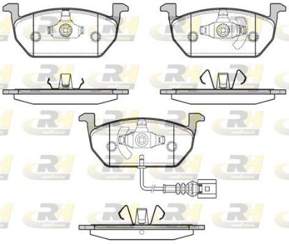 Brake Pad Set, disc brake VAG - 5Q0 698 151 C