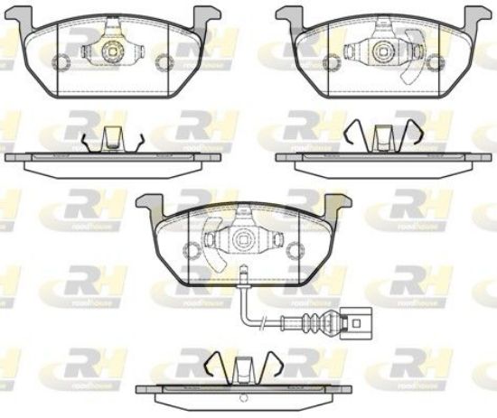 Brake Pad Set, disc brake VAG - 5Q0 698 151 C