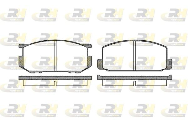 Brake Pad Set, disc brake COROLLA 77-85 esim.