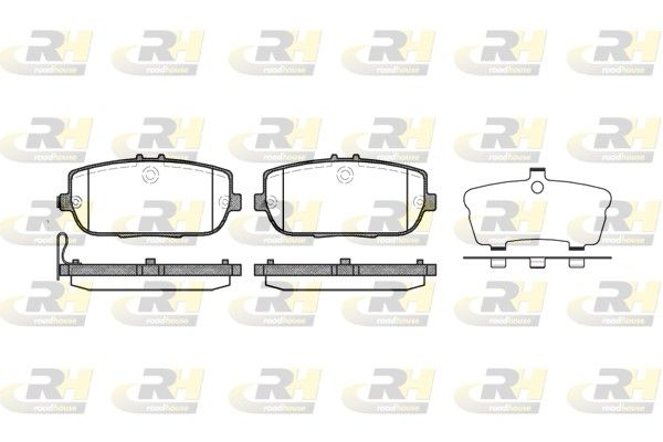 Brake Pad Set, disc brake Mazda MX-5 05- tagum.