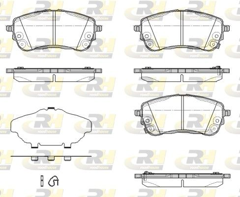 Brake Pad Set, disc brake TOYOTA - 04465-02470