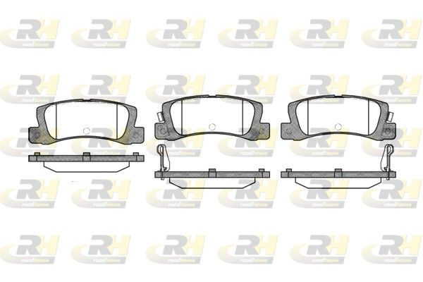 Brake Pad Set, disc brake Toyota Corolla 1.6 02- tagum.