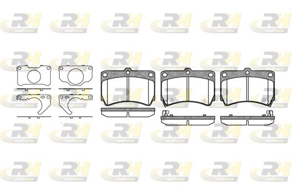 Brake Pad Set, disc brake Mazda DEMIO 16V 98- esim.