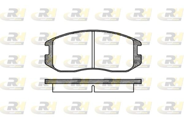 Brake Pad Set, disc brake MitsubishiCOLT,LANCER 90-03