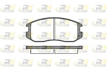 Brake Pad Set, disc brake MitsubishiCOLT,LANCER 90-03