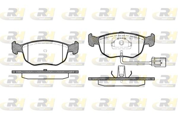 Brake Pad Set, disc brake Ford ESCORT/SCORPIO 92- esim.