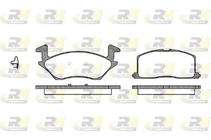 Brake Pad Set, disc brake STARLET (_P9_), COROLLA (_E8_)