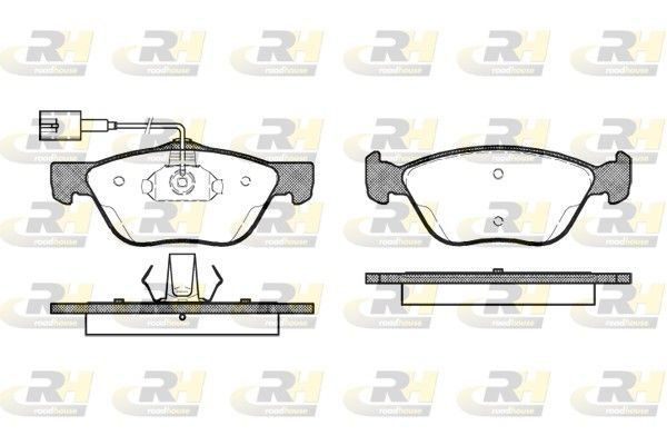 Brake Pad Set, disc brake Alfa 156/GT 03- esim.