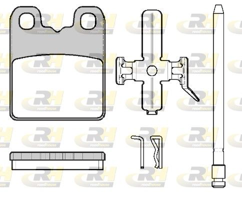 Brake Pad Set, disc brake ALFA ROMEO GIULIA (10/15-) 77367680