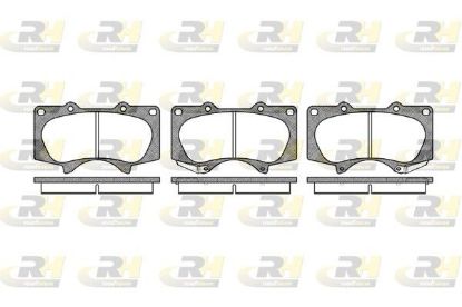 Brake Pad Set, disc brake TOYOTA - 04465-60270