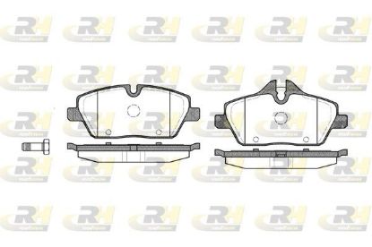 Brake Pad Set, disc brake MINI - 34 11 6 772 892