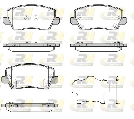 Brake Pad Set, disc brake Kia Picanto 17-