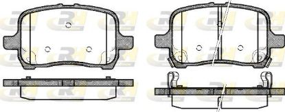 Brake Pad Set, disc brake Opel GT 68- esim.