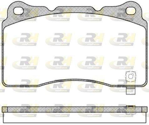 Brake Pad Set, disc brake Opel Insignia 1605175 esim.