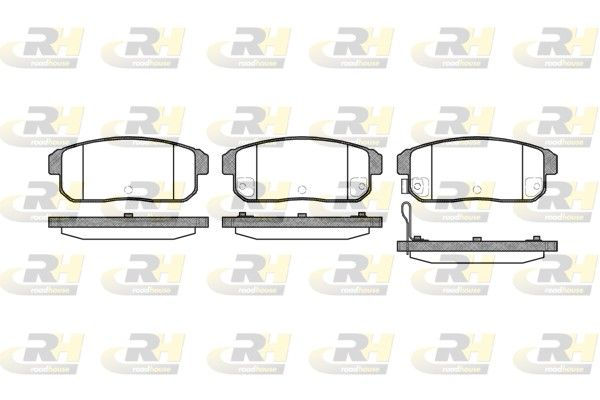 Brake Pad Set, disc brake Mazda RX8,Suzuki IGNIS 03- ta