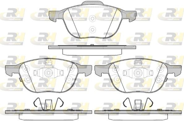 Brake Pad Set, disc brake FOCUS III Electric