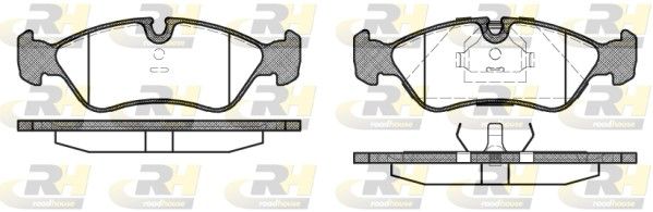 Brake Pad Set, disc brake Vectra A,B/ASCONA,OMEGA 88-02