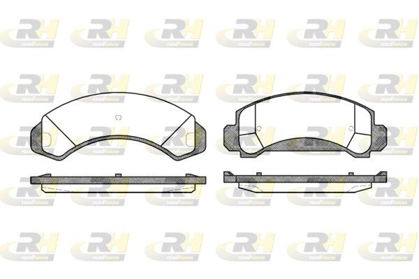 Brake Pad Set, disc brake Ford AEROSTAR 86-93 esim.
