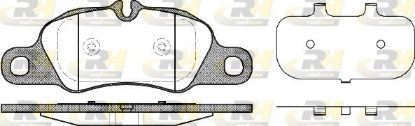 Brake Pad Set, disc brake Porsche 911 05-