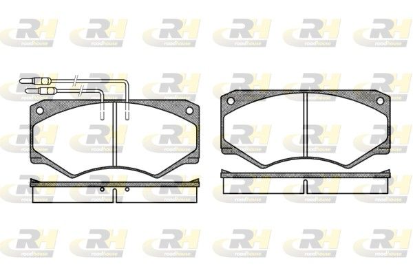 Brake Pad Set, disc brake IVECO Daily esim. 85-86