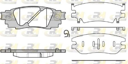 Brake Pad Set, disc brake TOYOTA - 04466-10010