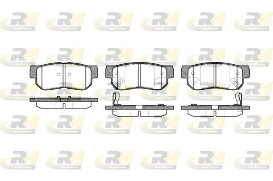 Brake Pad Set, disc brake HYUNDAI - 58302-1CA10
