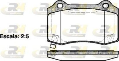 Brake Pad Set, disc brake TESLA - 1055068-00-B