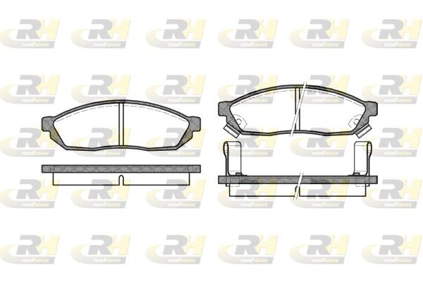 Brake Pad Set, disc brake Suzuki Alto II 86-88 esim.