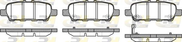 Brake Pad Set, disc brake NISSAN - D4060-9N00B