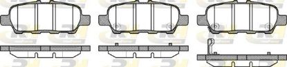 Brake Pad Set, disc brake NISSAN - D4060-9N00B