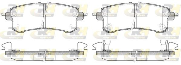 Brake Pad Set, disc brake Infinity D14601LB0A