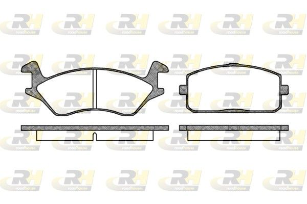 Brake Pad Set, disc brake STARLET,TERCEL 78-84 esim.