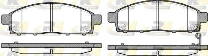 Brake Pad Set, disc brake MITSUBISHI - 4605B158