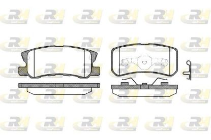 Brake Pad Set, disc brake MITSUBISHI - MN102628