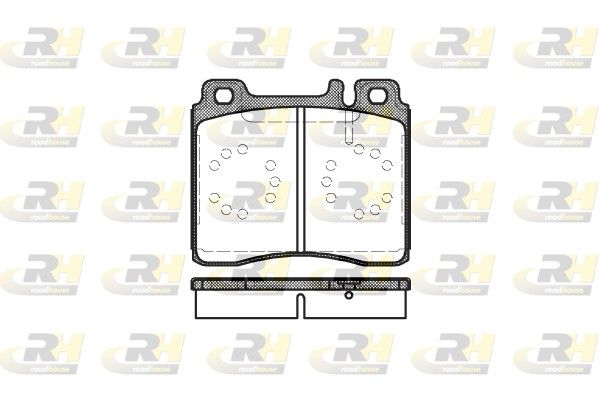Brake Pad Set, disc brake S-CLASS Kupee (C140)