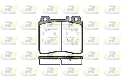 Brake Pad Set, disc brake S-CLASS Kupee (C140)