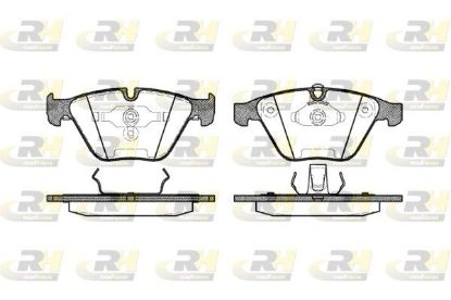 Brake Pad Set, disc brake BMW - 34 11 2 283 865