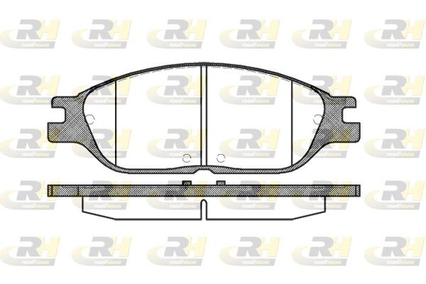 Brake Pad Set, disc brake Ford WINDSTAR 99- esim.