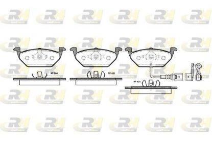 Brake Pad Set, disc brake VAG - 1K0 698 151F