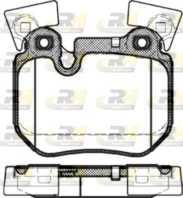 Brake Pad Set, disc brake BMW 1-seeria 07- tagum.