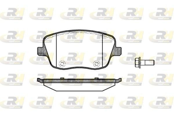 Brake Pad Set, disc brake Skoda Fabia 00-01 esim.