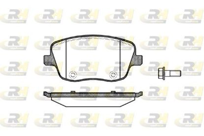 Brake Pad Set, disc brake Skoda Fabia 00-01 esim.