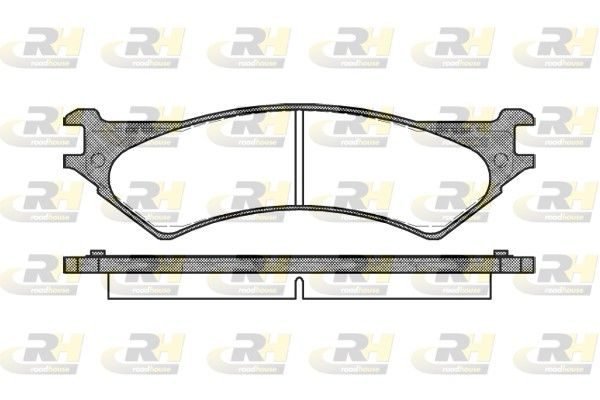 Brake Pad Set, disc brake Ford E-250 99- esim.
