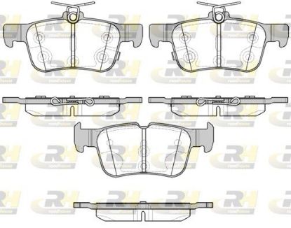 Brake Pad Set, disc brake FORD - 5 341 209