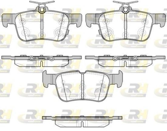 Brake Pad Set, disc brake FORD - 5 341 209