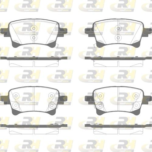 Brake Pad Set, disc brake WRANGLER-GLADIATOR