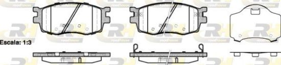 Brake Pad Set, disc brake KIA - 58101-1GA00