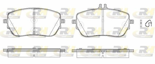 Brake Pad Set, disc brake MERCEDES-BENZ - 000 420 69 02