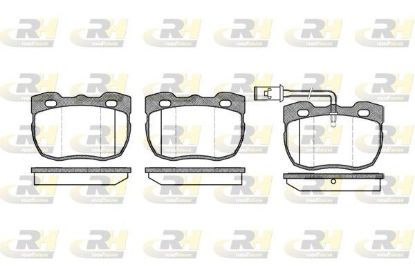 Brake Pad Set, disc brake RANGE Rover esim. 91-95