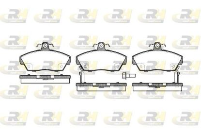 Brake Pad Set, disc brake Rover 200/400 90-95 esim.